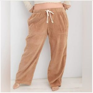 Aerie tan corduroy pants size medium